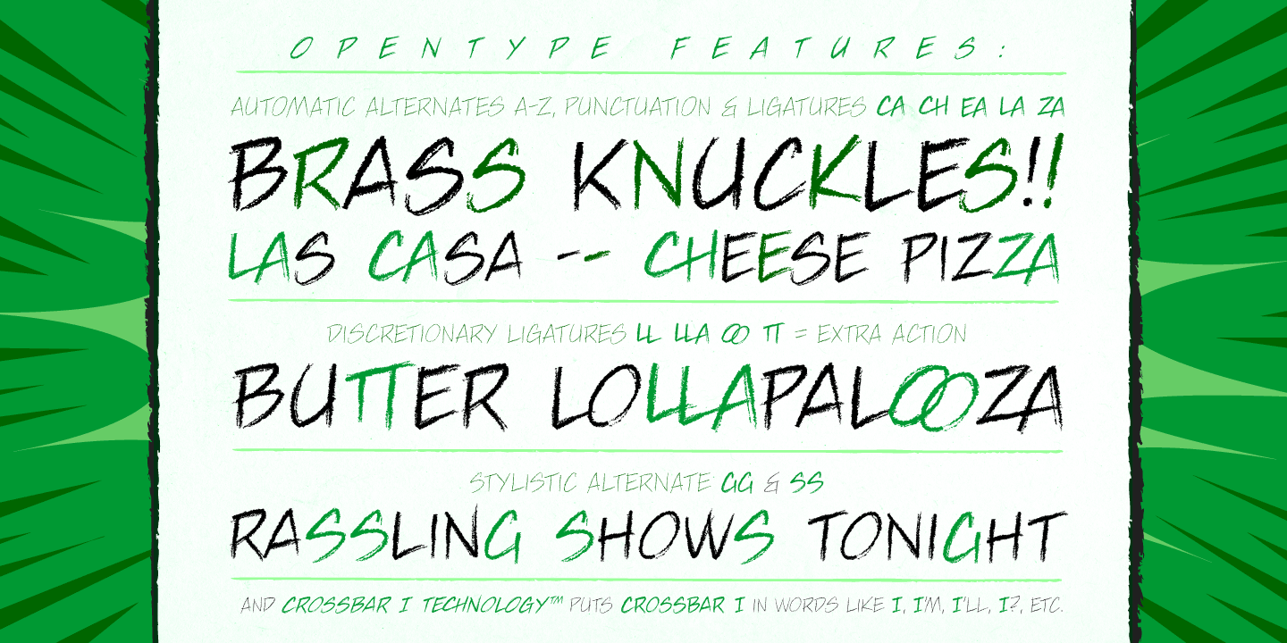Graphite Club Font Poster #1