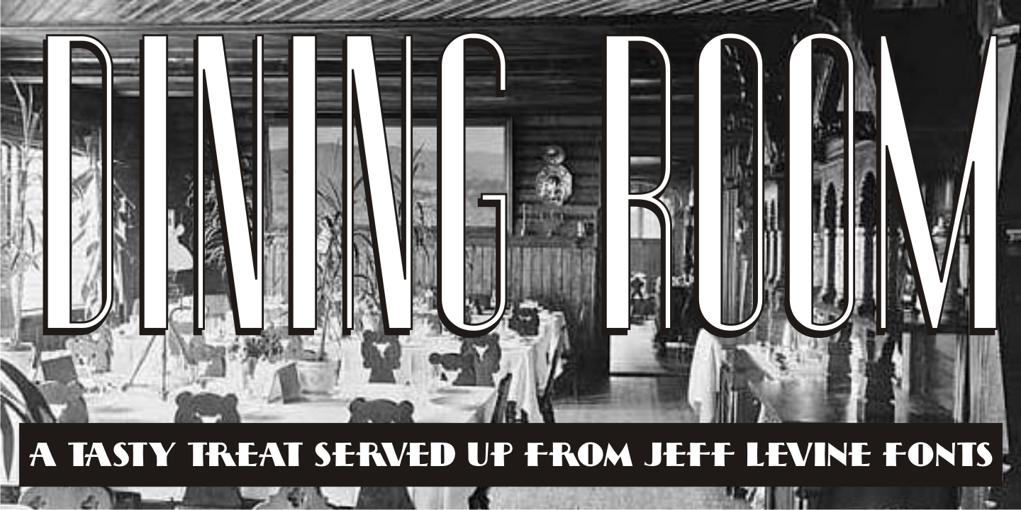 Dining Room Font Family by Jeff Levine Fonts | Font Bros