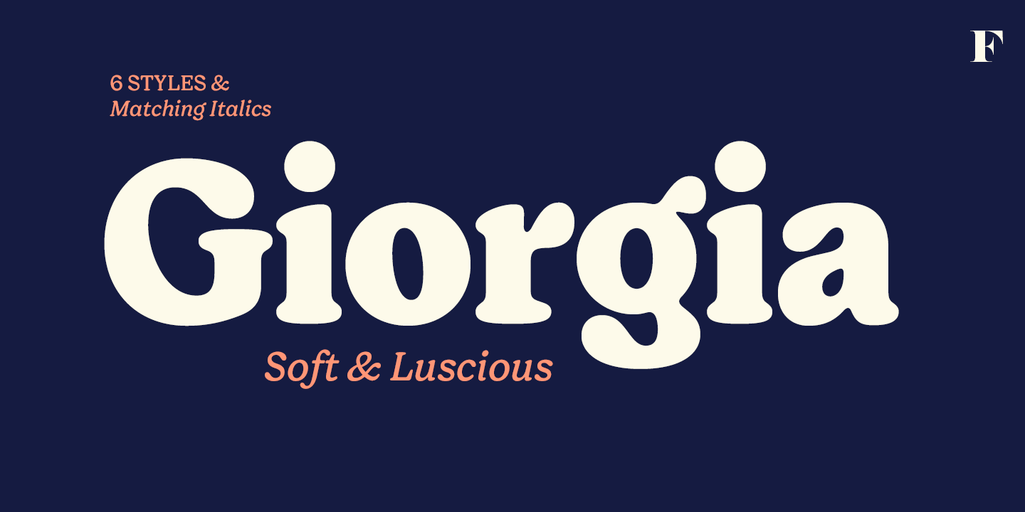 Giorgia Font Family