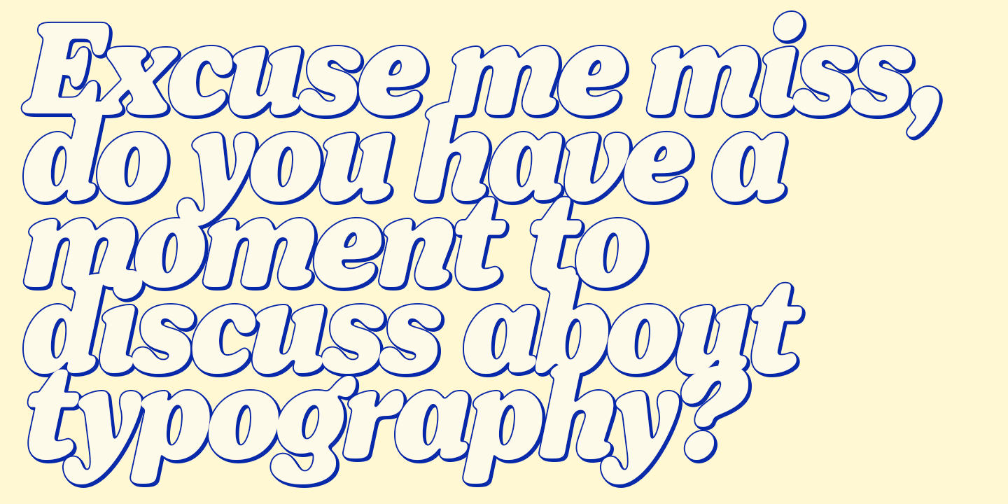 Giorgia Font Poster #5