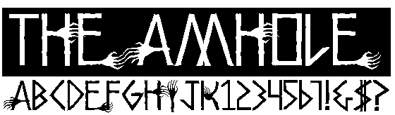 Amhole Font Poster #2