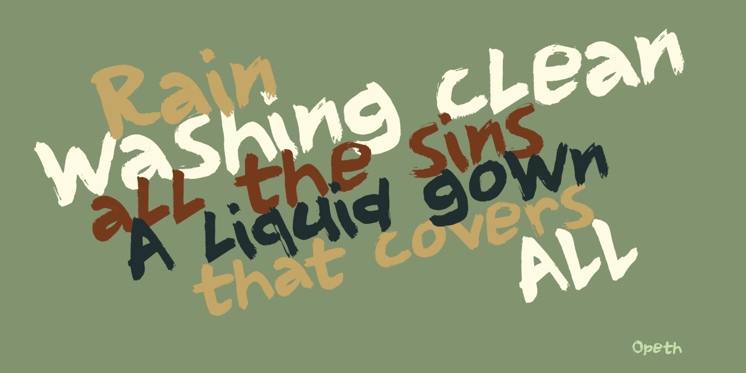 Downward Fall 2024 Font Poster #1