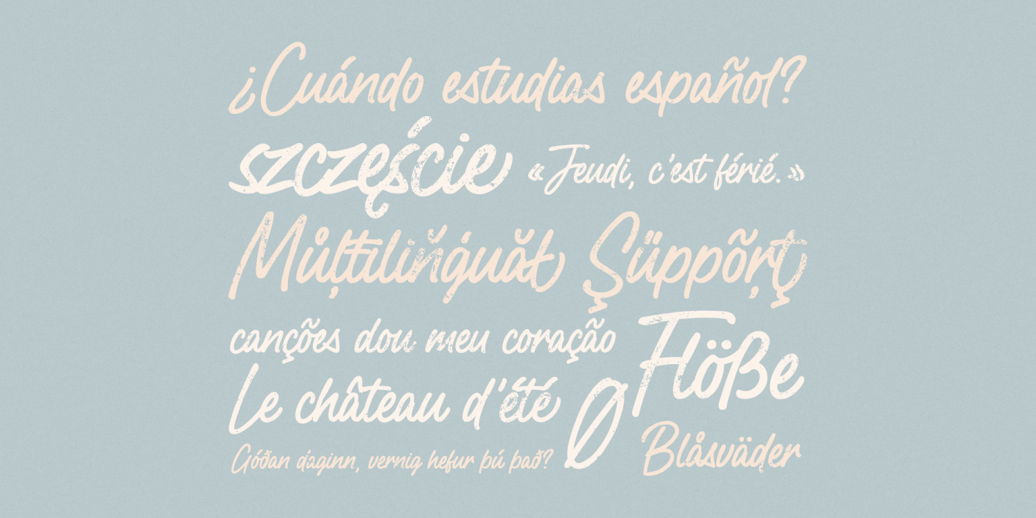 ButterSweet Font Poster #1