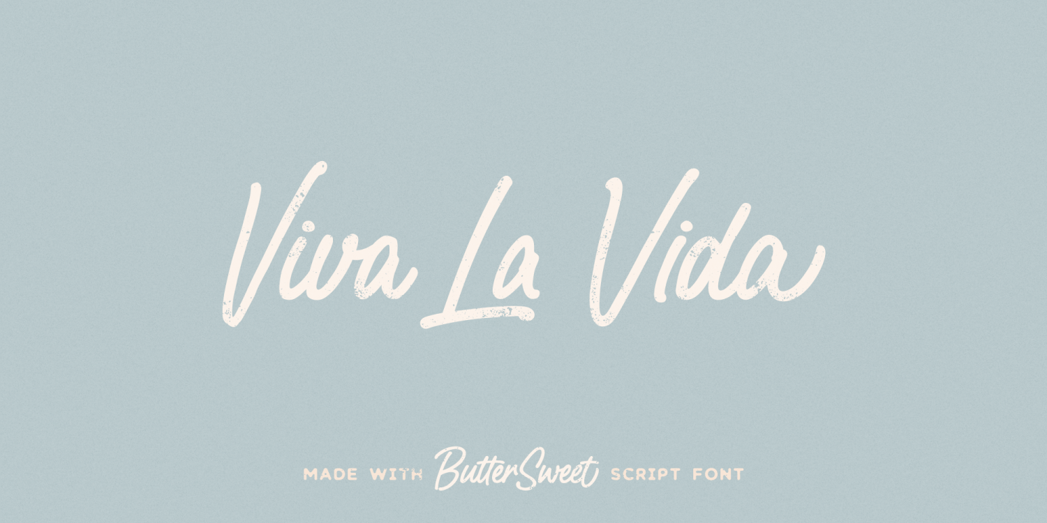 ButterSweet Font Poster #1