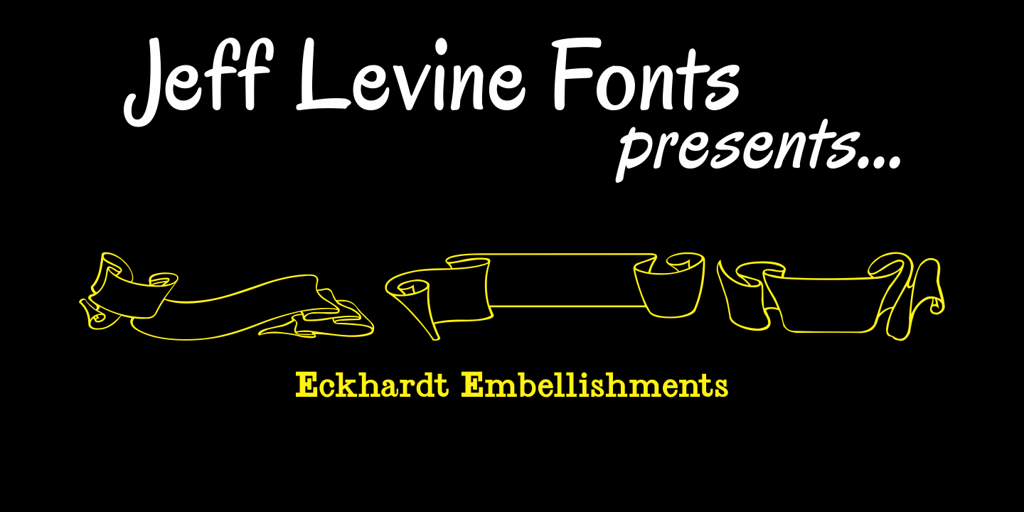 Eckhardt Embellishments Font Family
