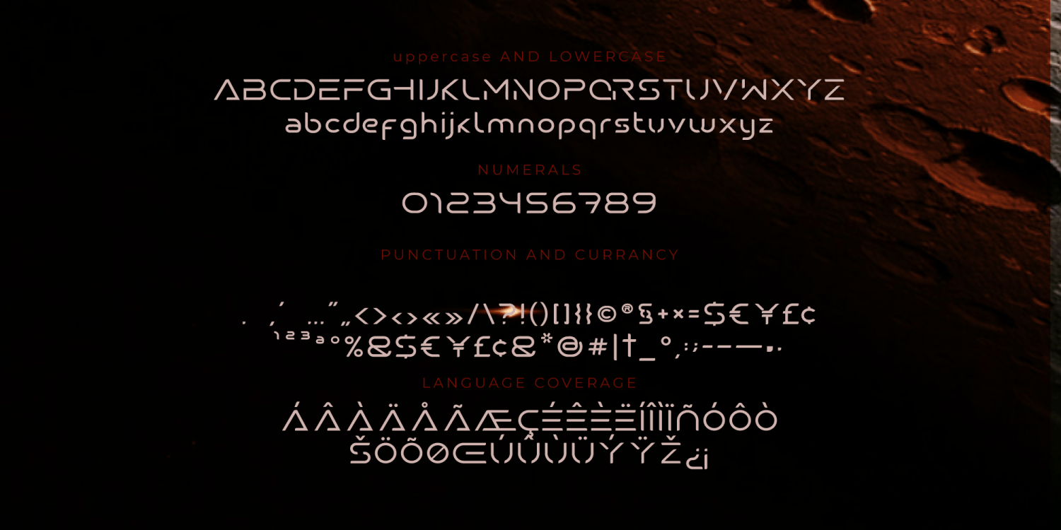 IMars Font Poster #6
