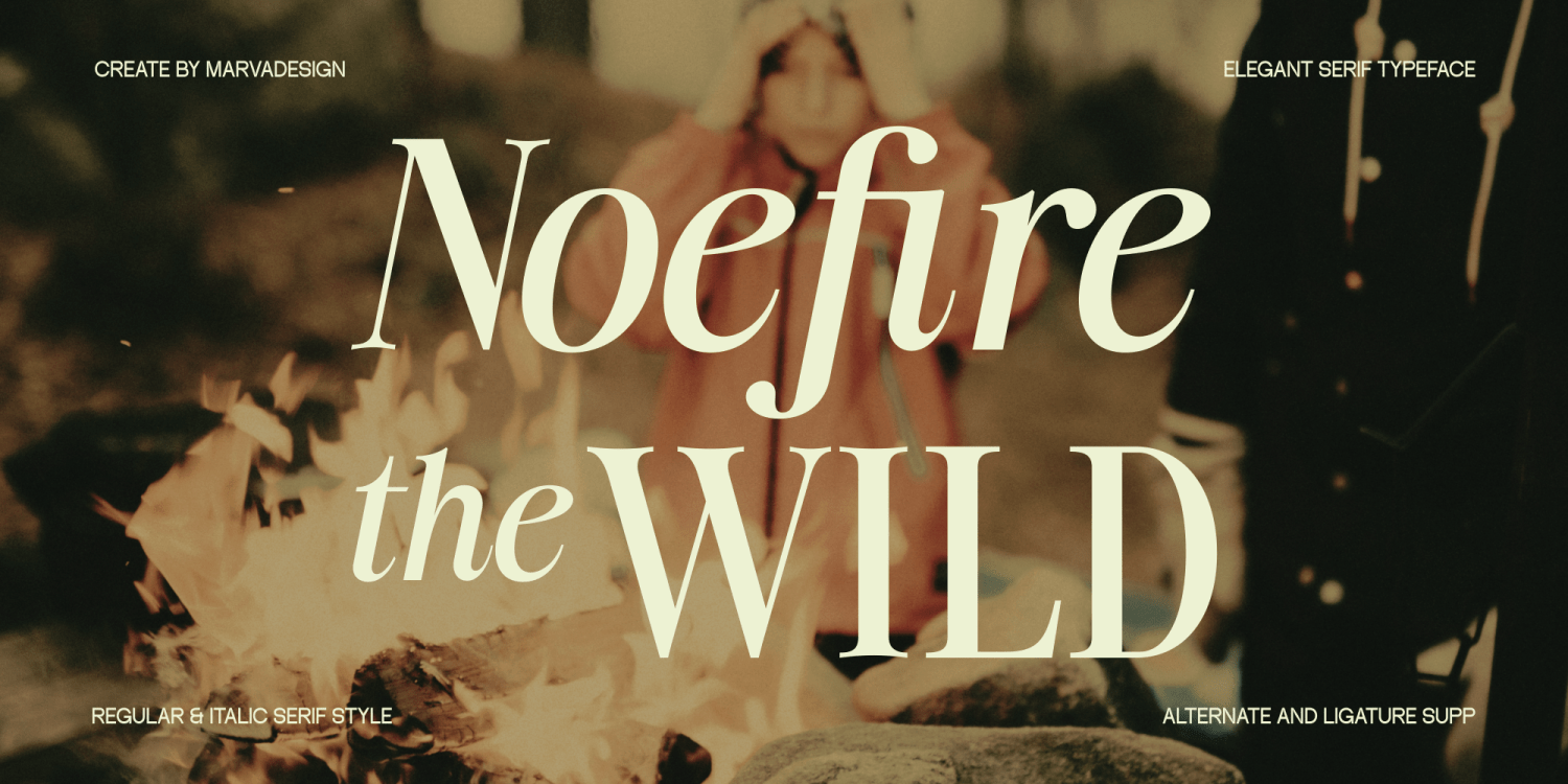 Noefire Font Poster #1