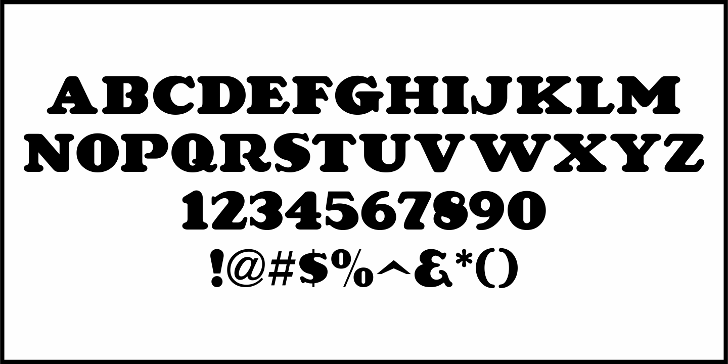 Industrial Poster Font Poster #3