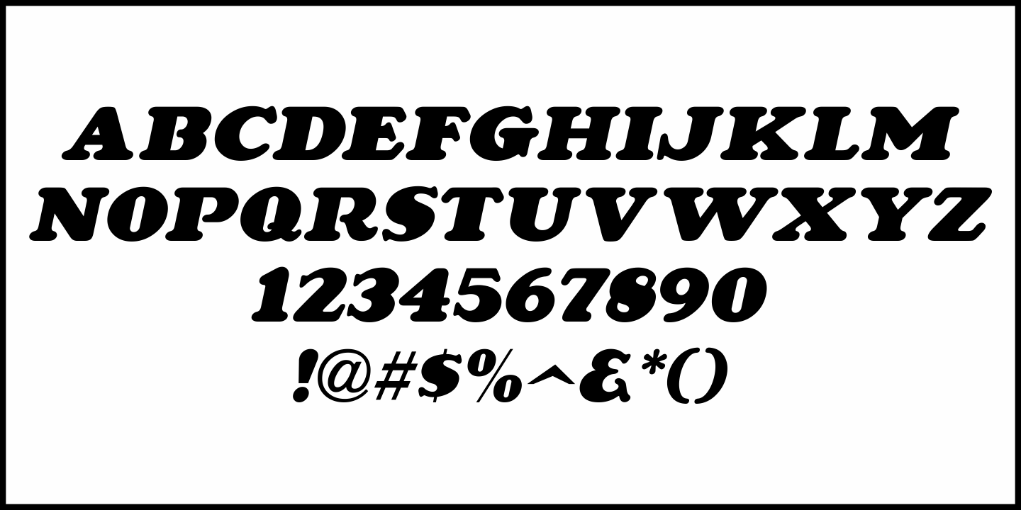 Industrial Poster Font Poster #5