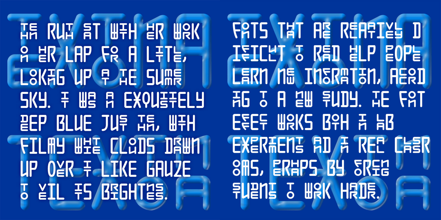Textona Font Family Poster