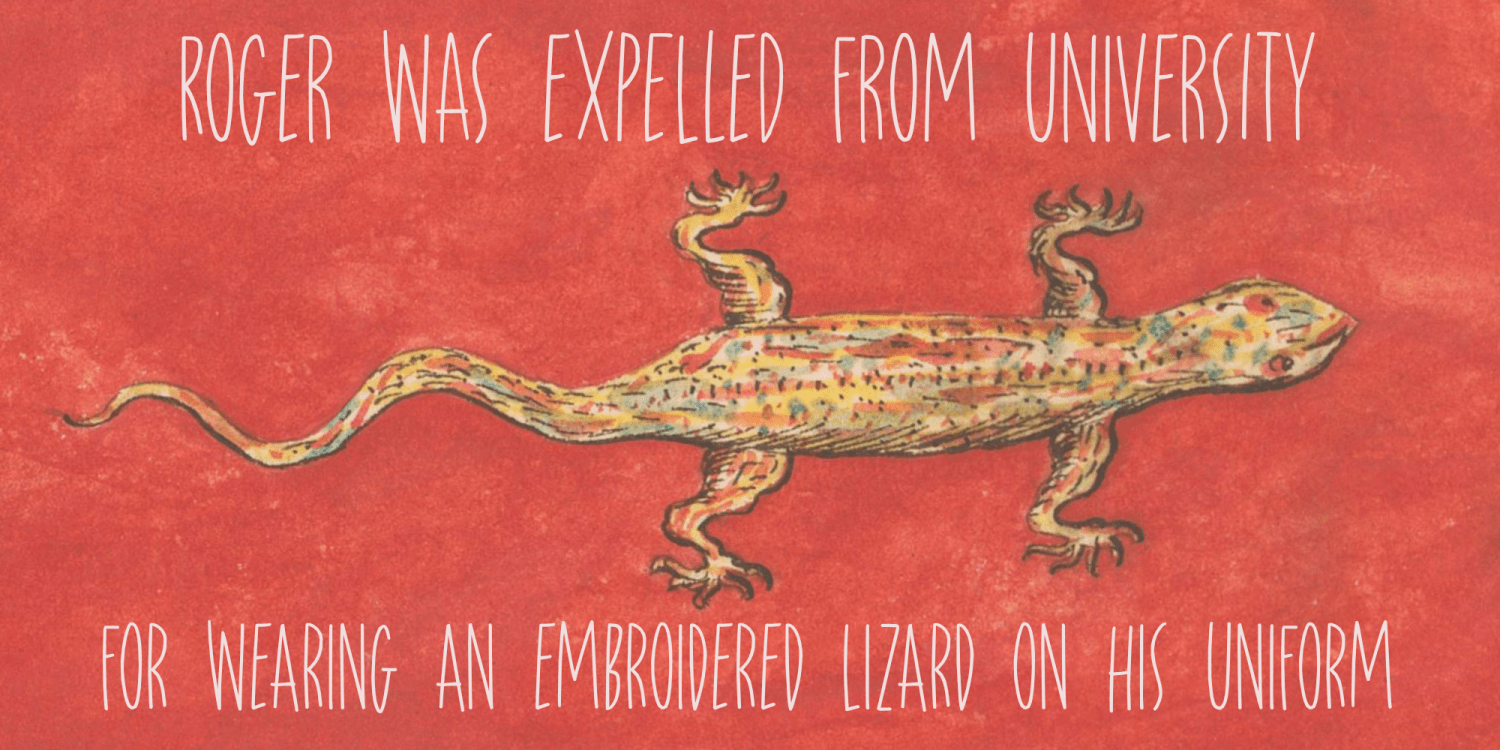 Chill Lizard Font Poster #1