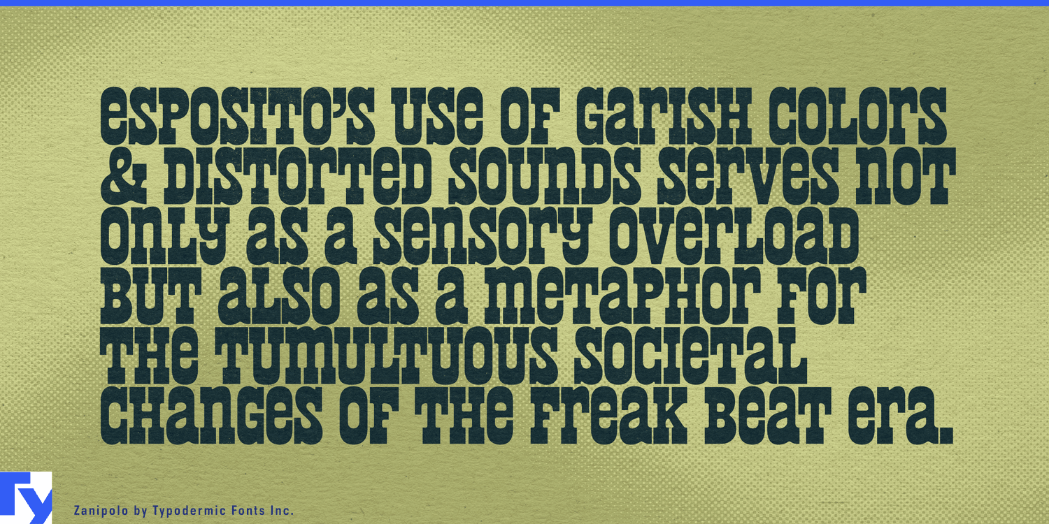 Zanipolo Font Poster #1