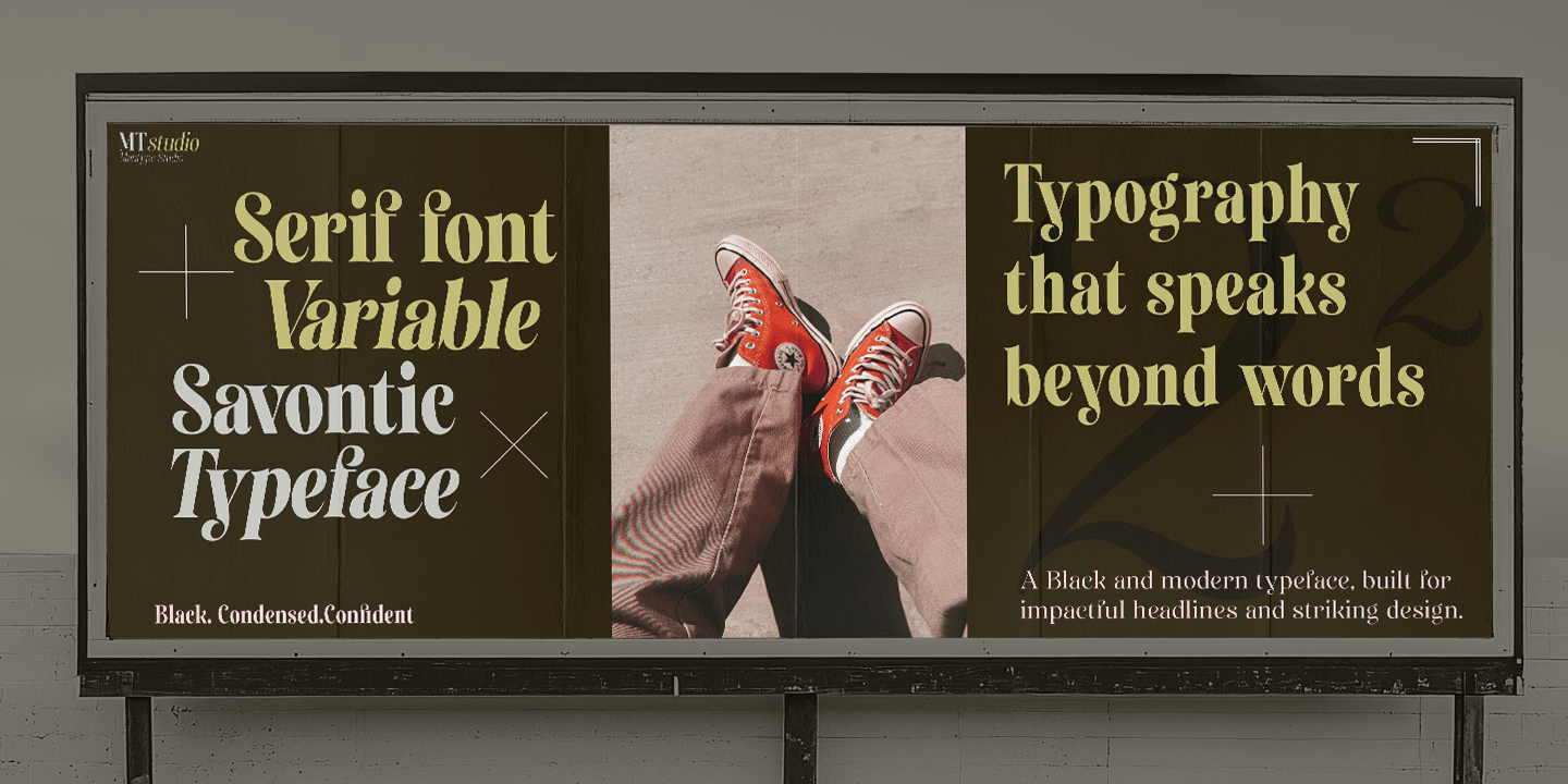 Sevontic Font Poster #1