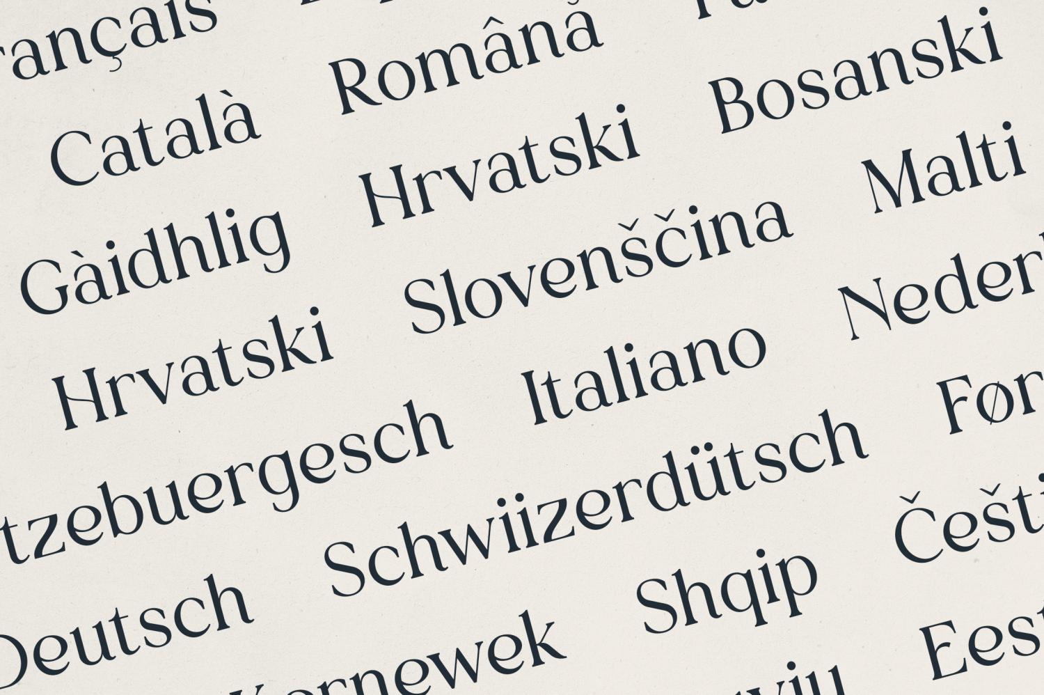 Vurnia Font Poster #1