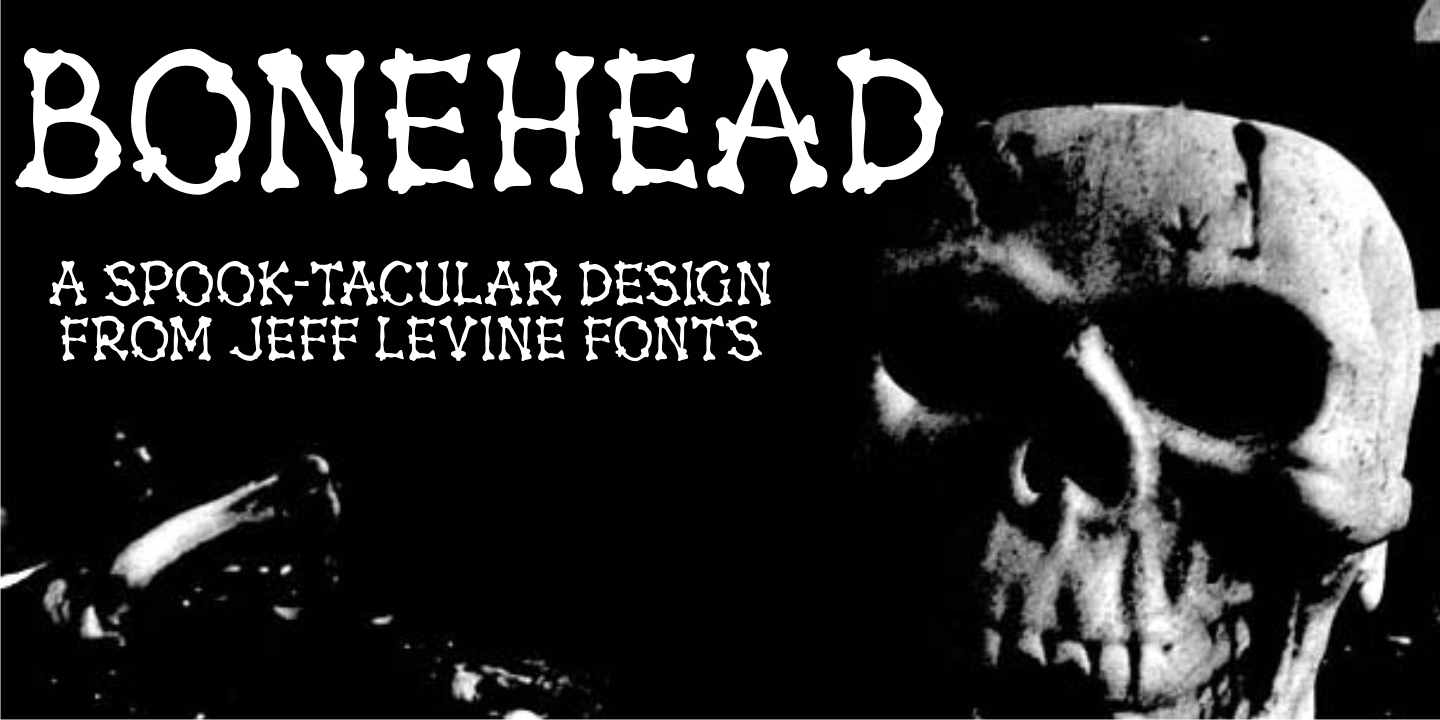 Bonehead Font Family Poster