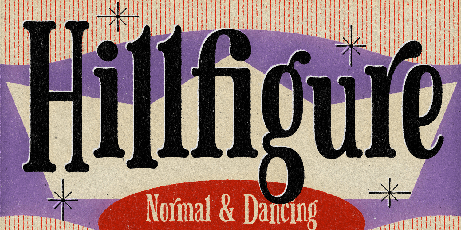 Hillfigure Font Poster