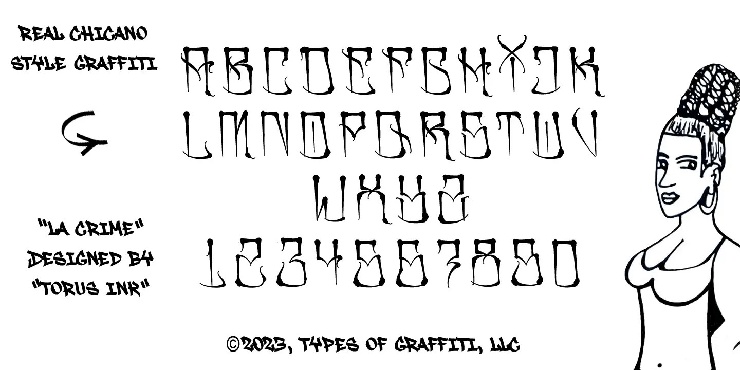 LA Crime® Font Family