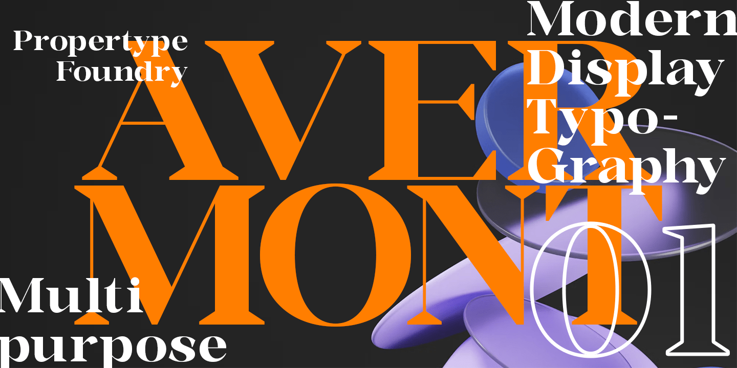 Avermont Font Poster #1