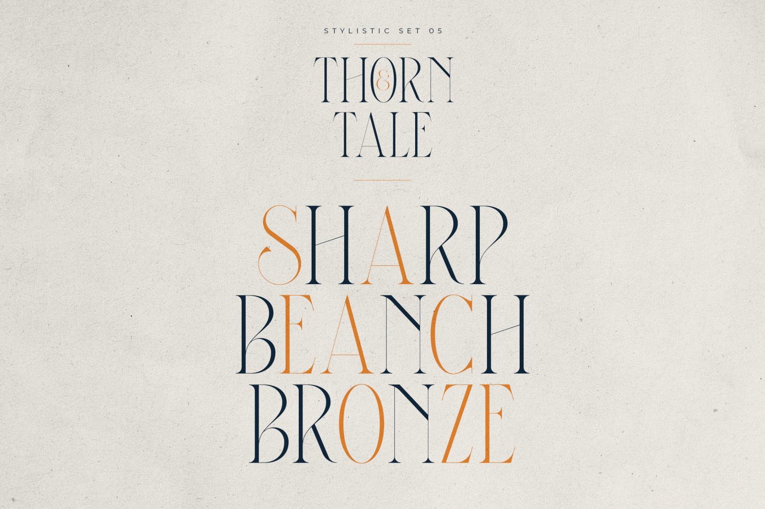 Thorn & Tale Font Poster #1