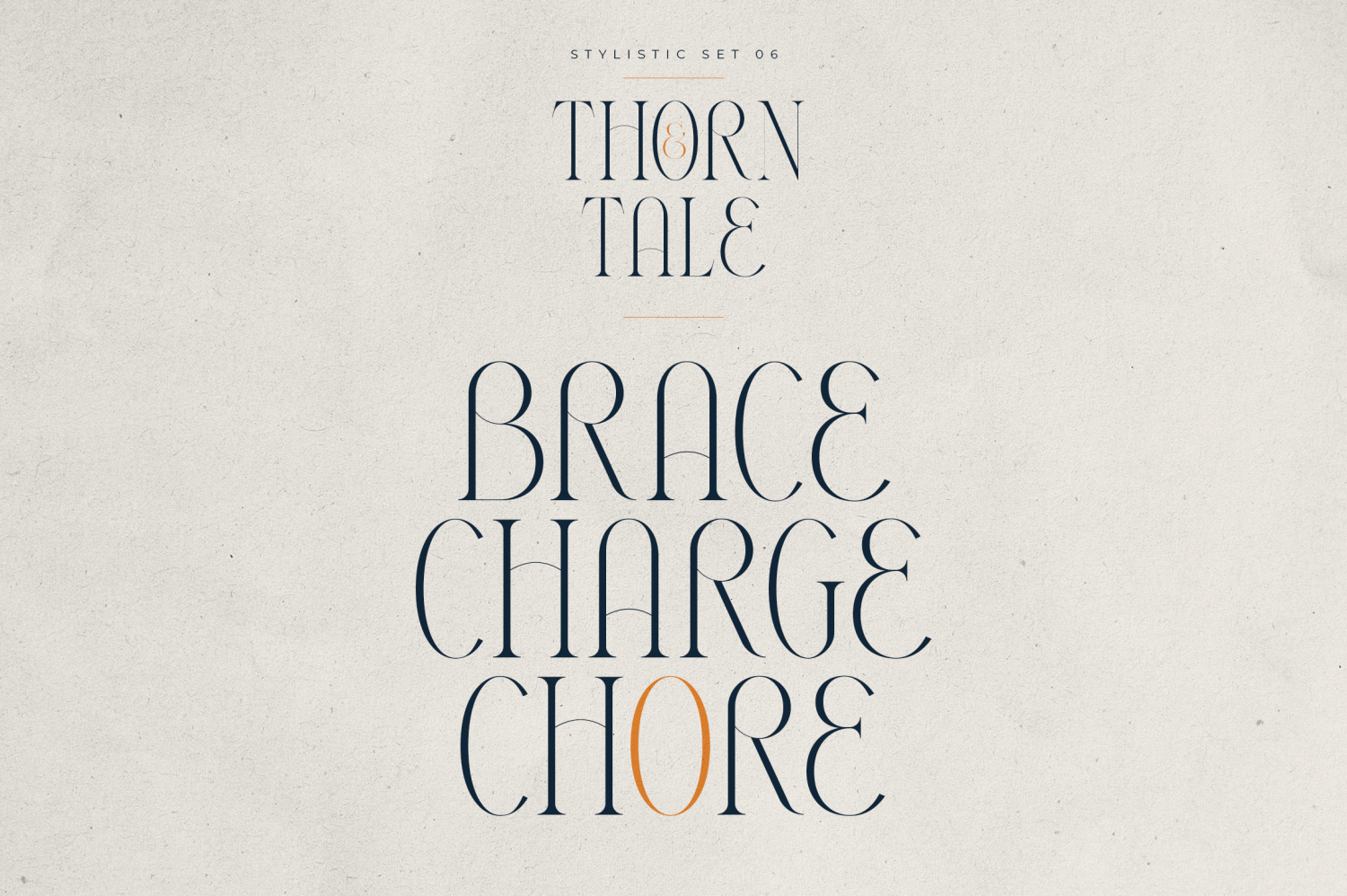 Thorn & Tale Font Poster #1