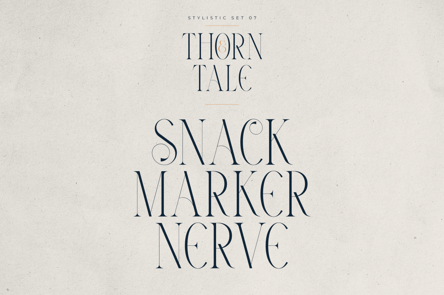 Thorn & Tale Font Poster #1