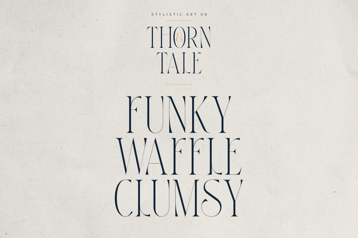 Thorn & Tale Font Poster #1