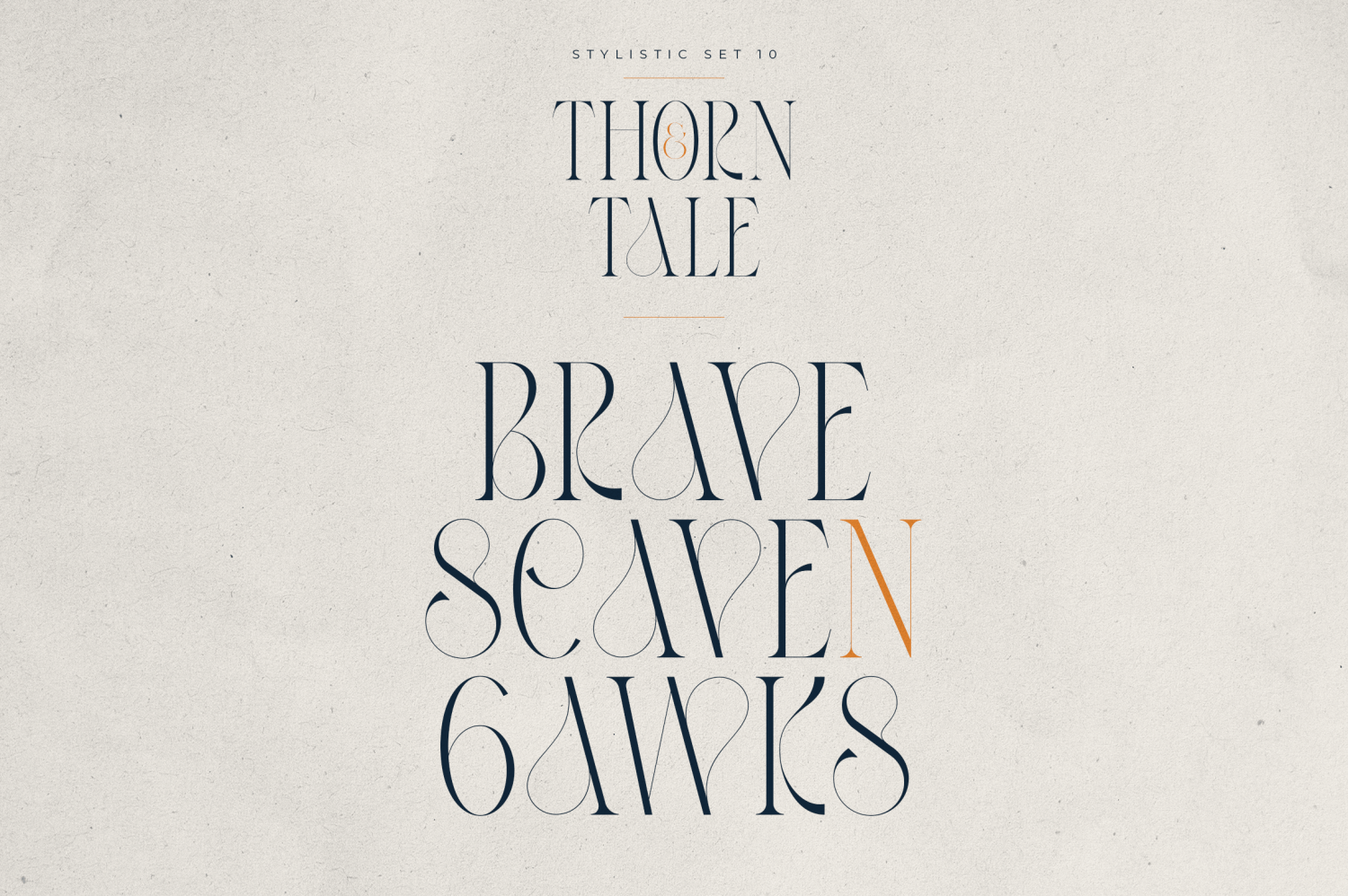 Thorn & Tale Font Poster #1
