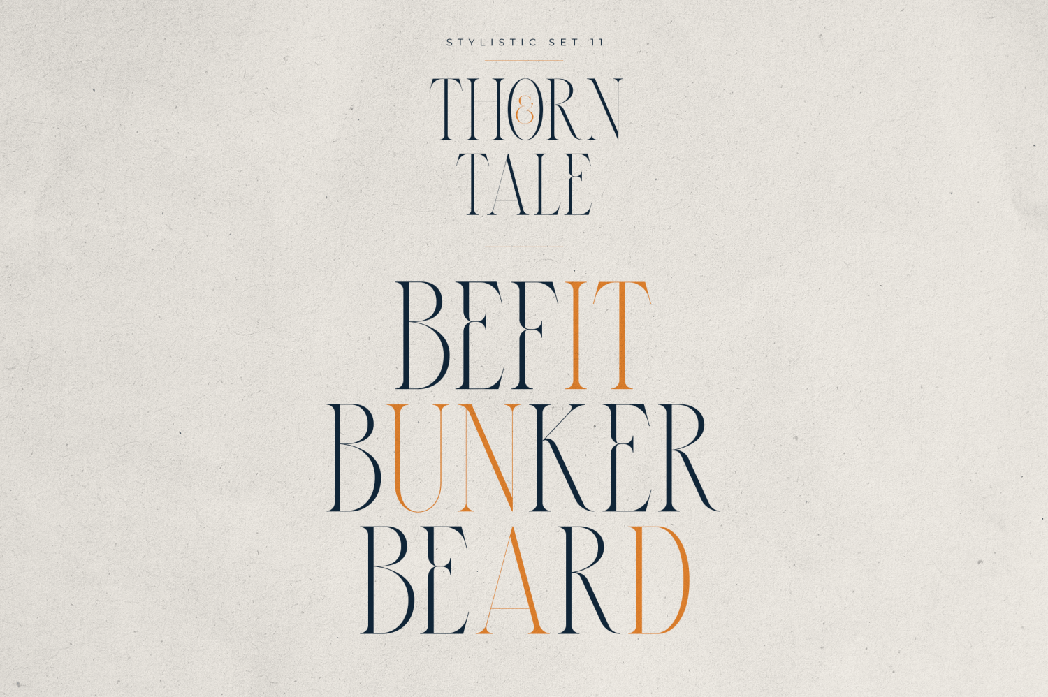 Thorn & Tale Font Poster #1