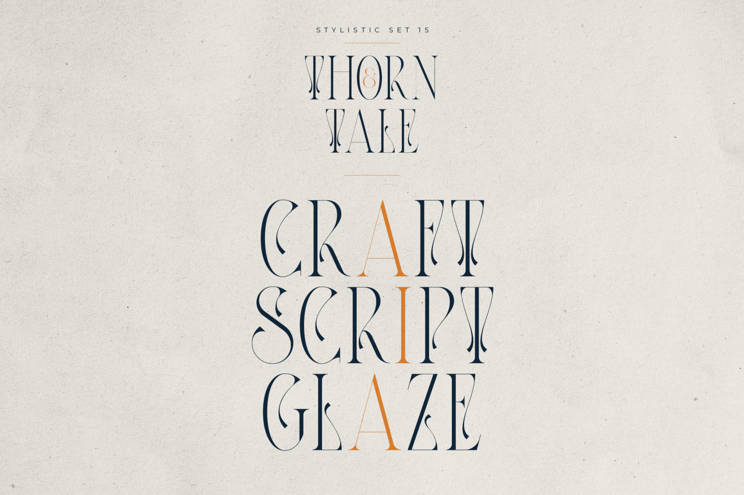 Thorn & Tale Font Poster #1