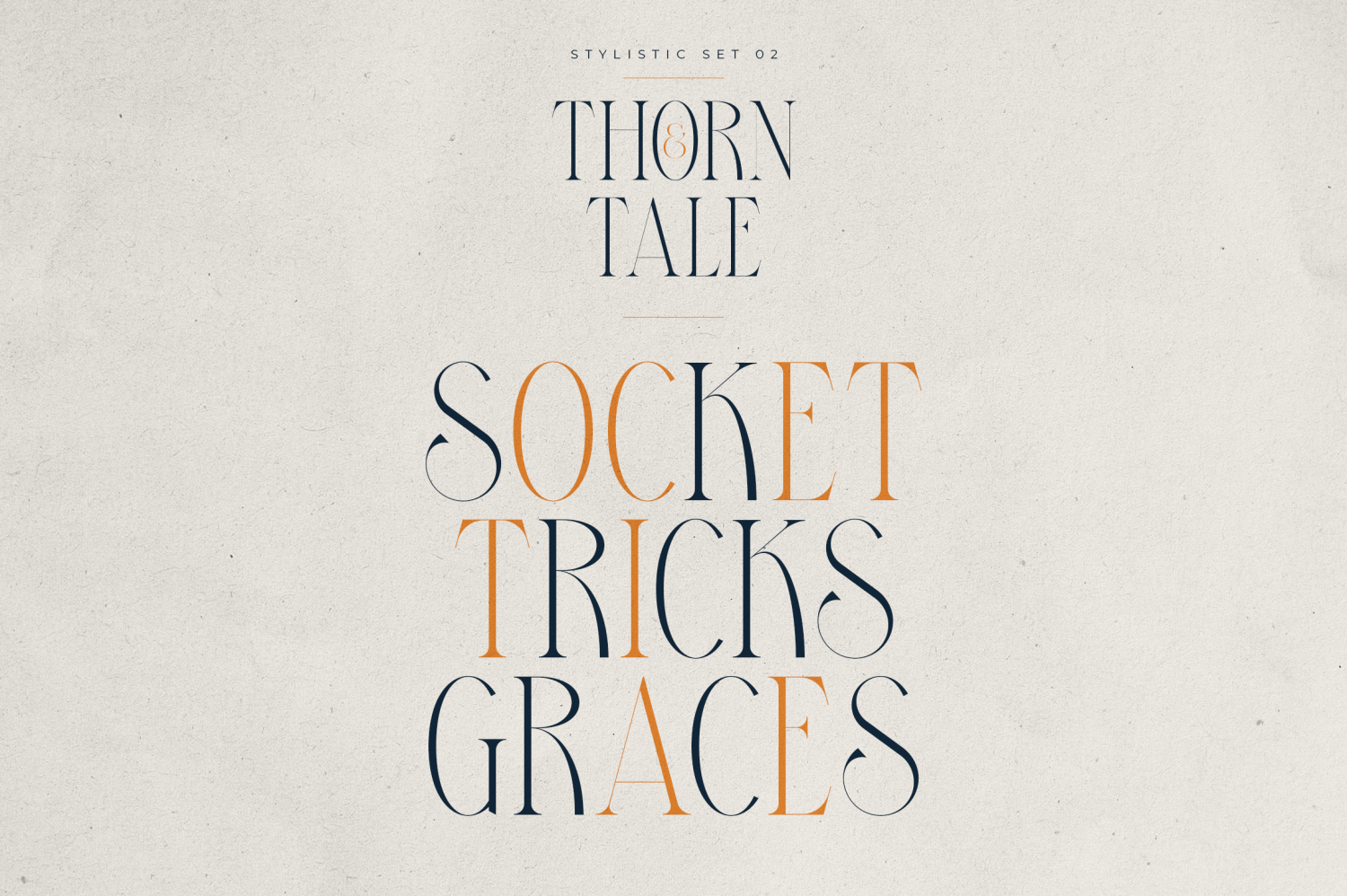 Thorn & Tale Font Poster #1