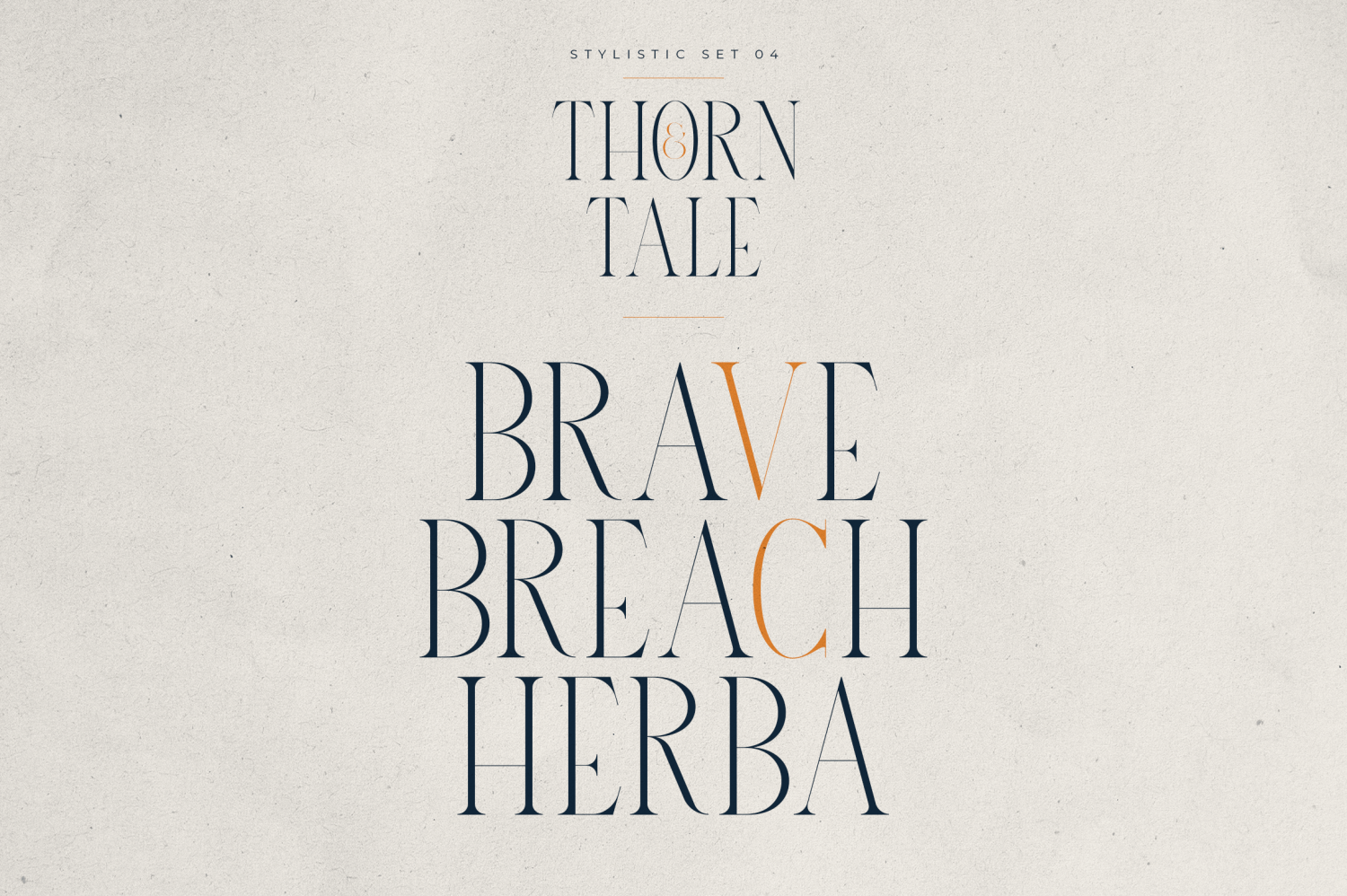 Thorn & Tale Font Poster #1