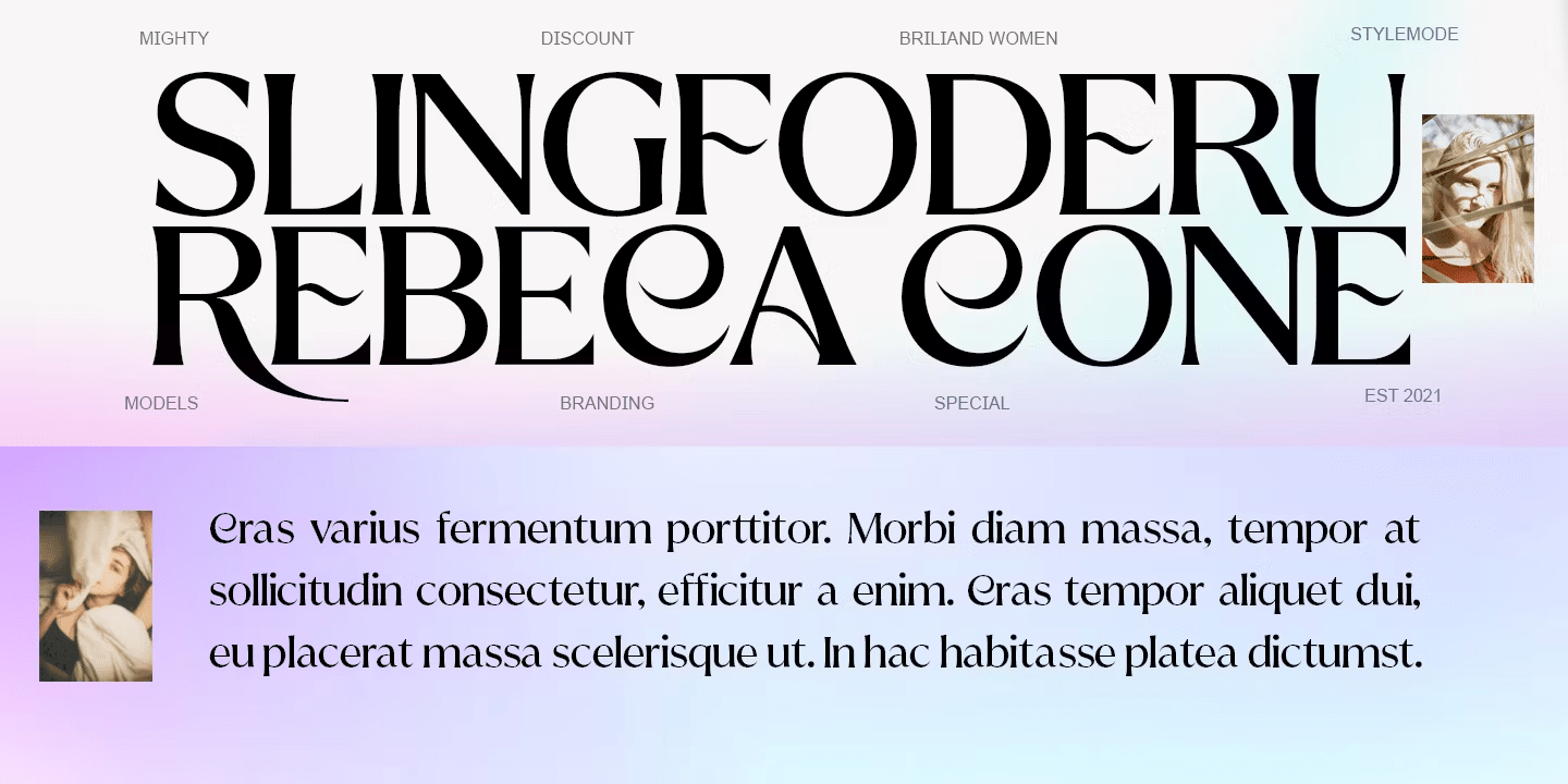 Reifilano Font Poster #9