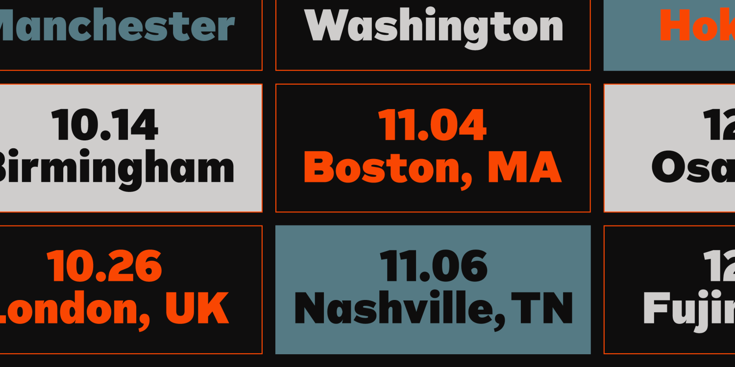 Typonium Font Poster #2