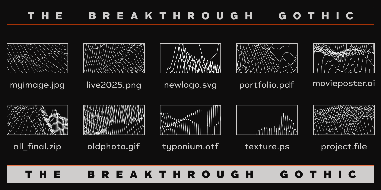 Typonium Font Poster #6