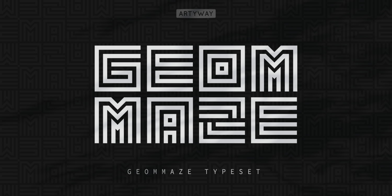 Geommaze Font Family