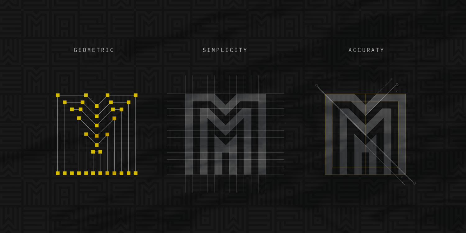 Geommaze Font Poster #2