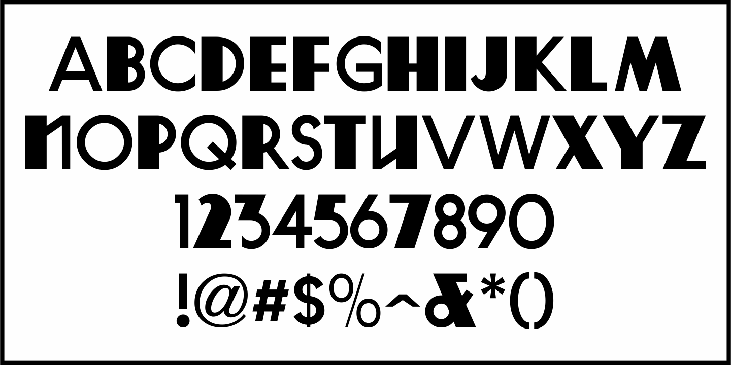 Dance Night Font Poster #3