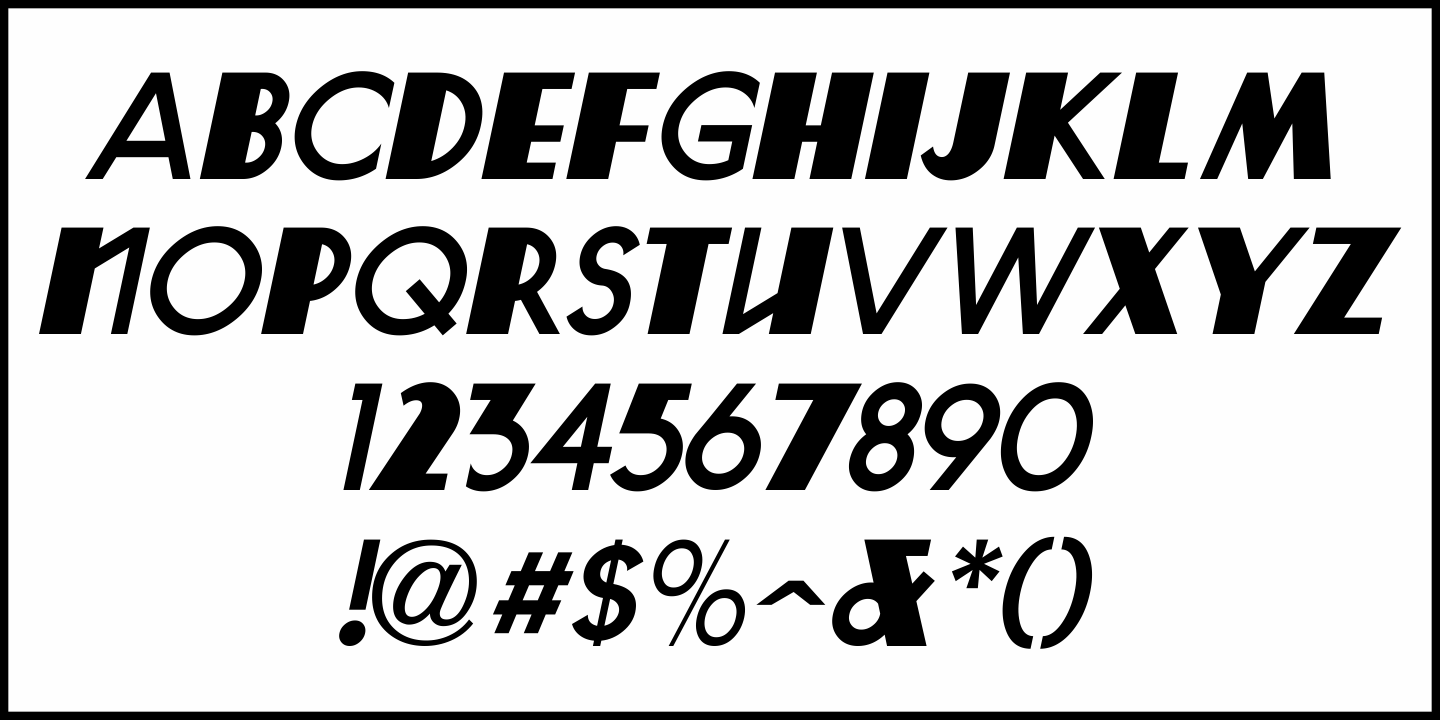 Dance Night Font Poster #5