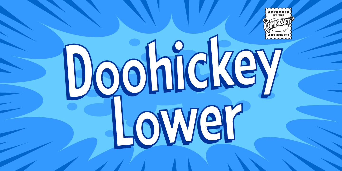 Doohickey Lower Font Poster
