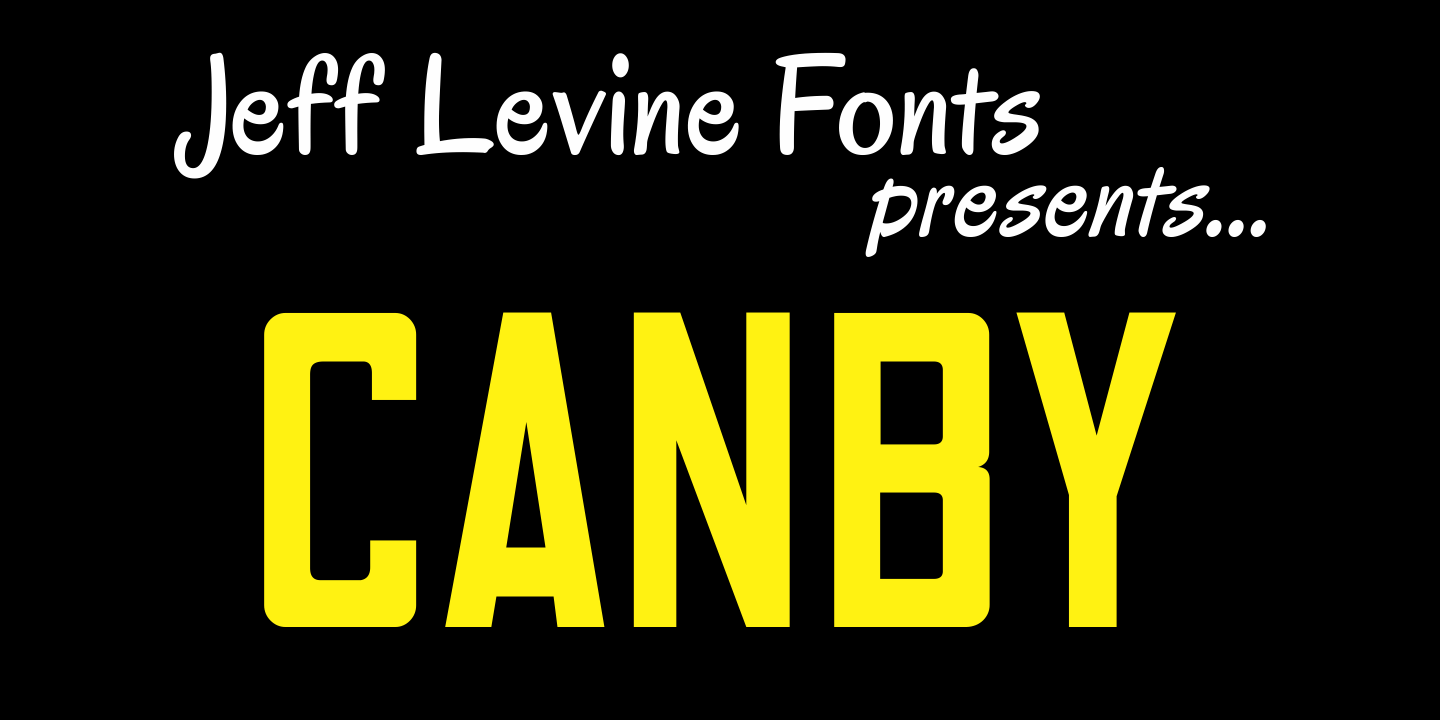 Canby Font Family Poster