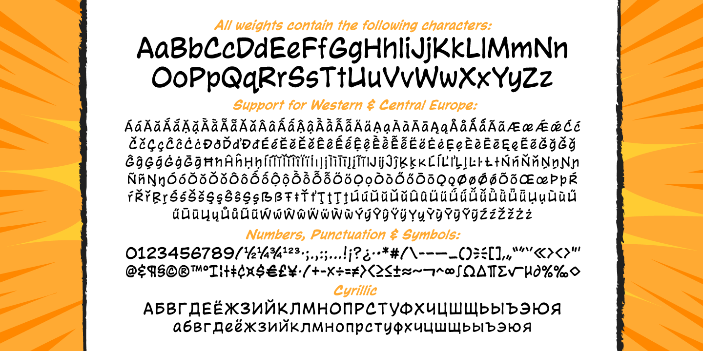 Face Front Font Poster #1