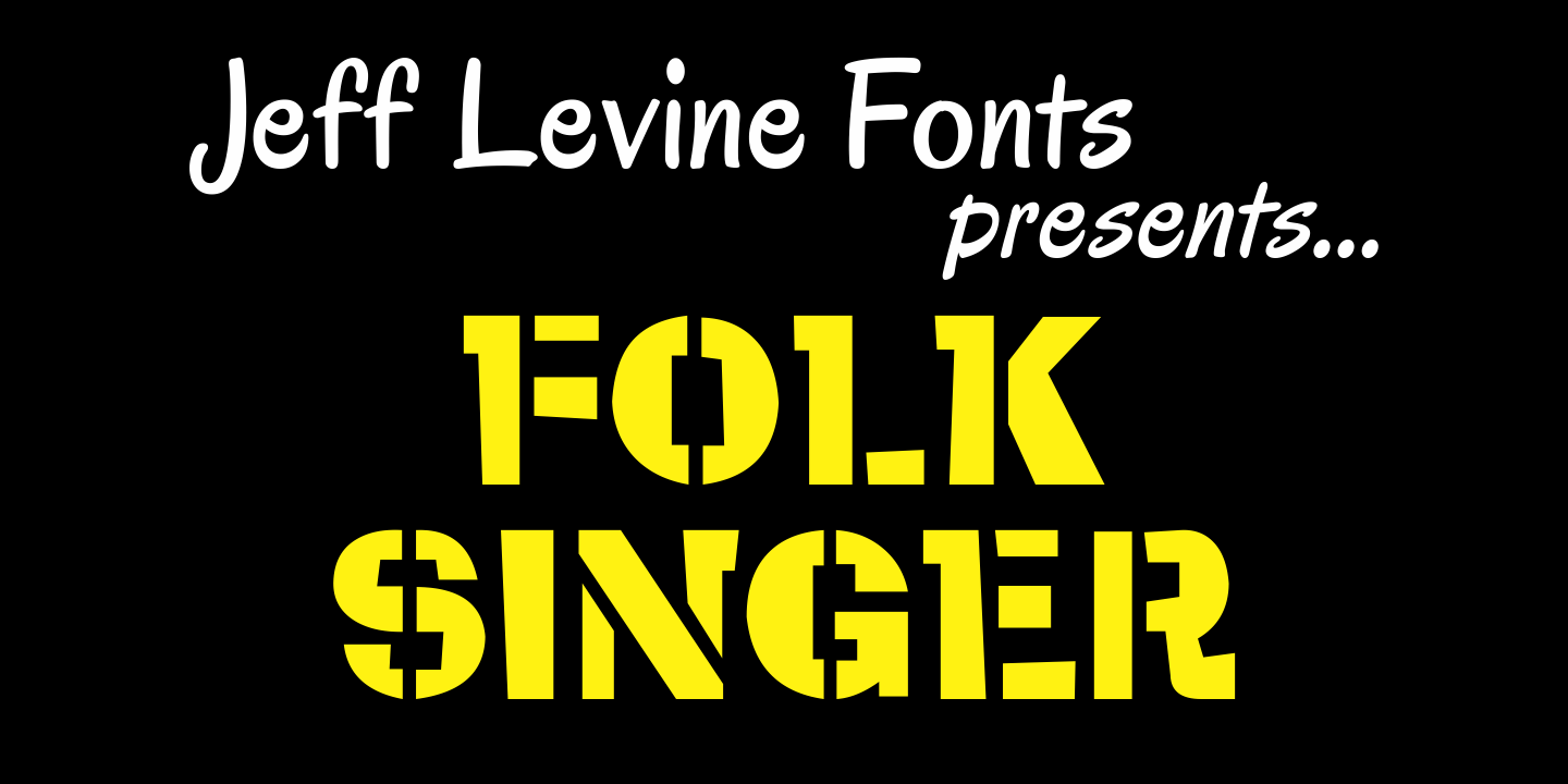 Folk Singer Font Family Poster