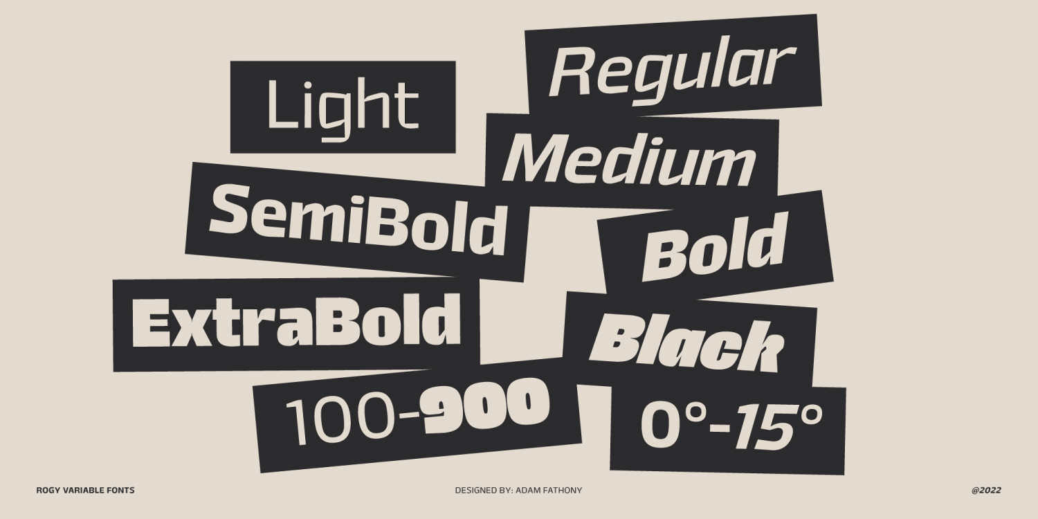 Rogy Font Poster #6