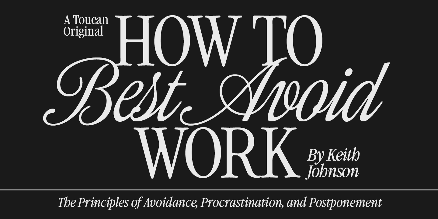 Atelier Fleur Font Poster #3