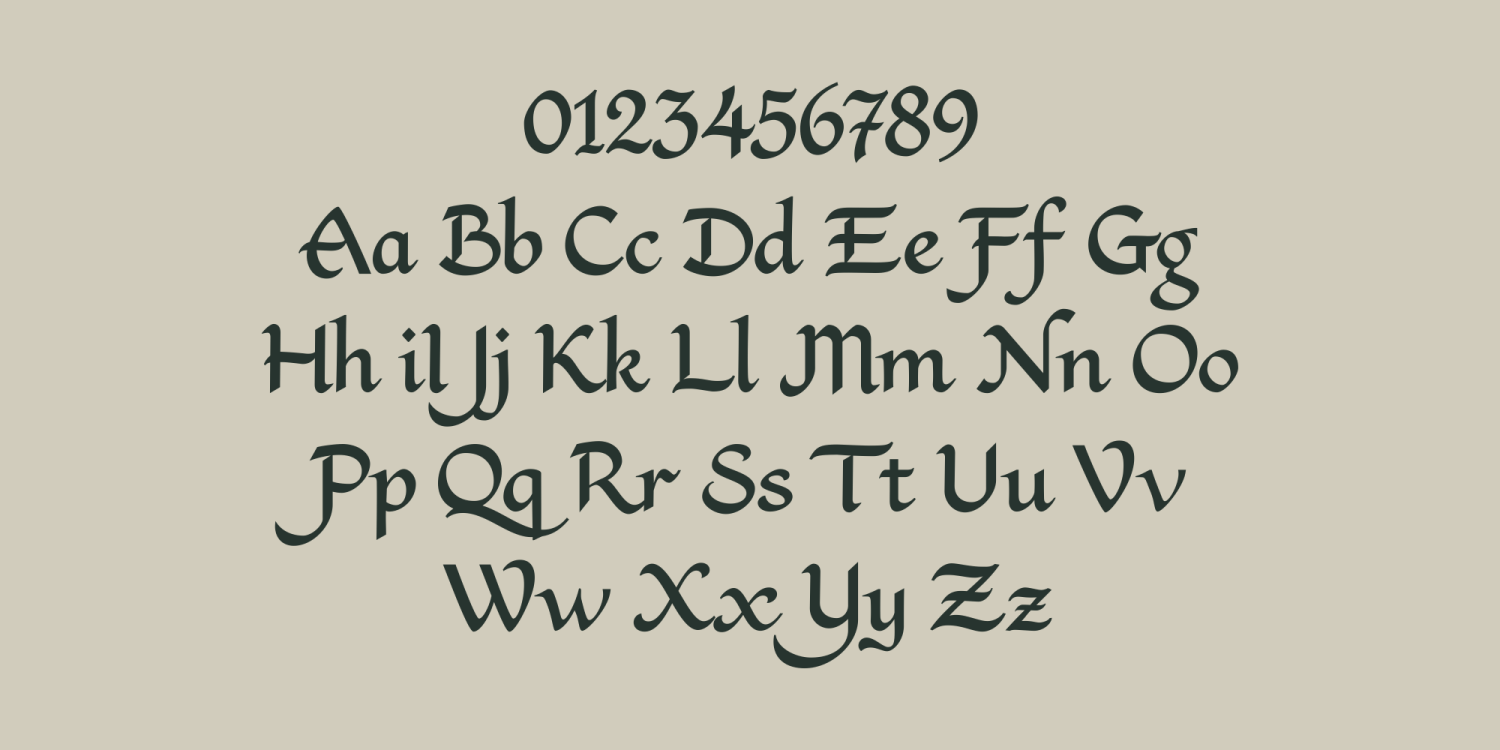 Baylaf Alwahas Font Poster #7