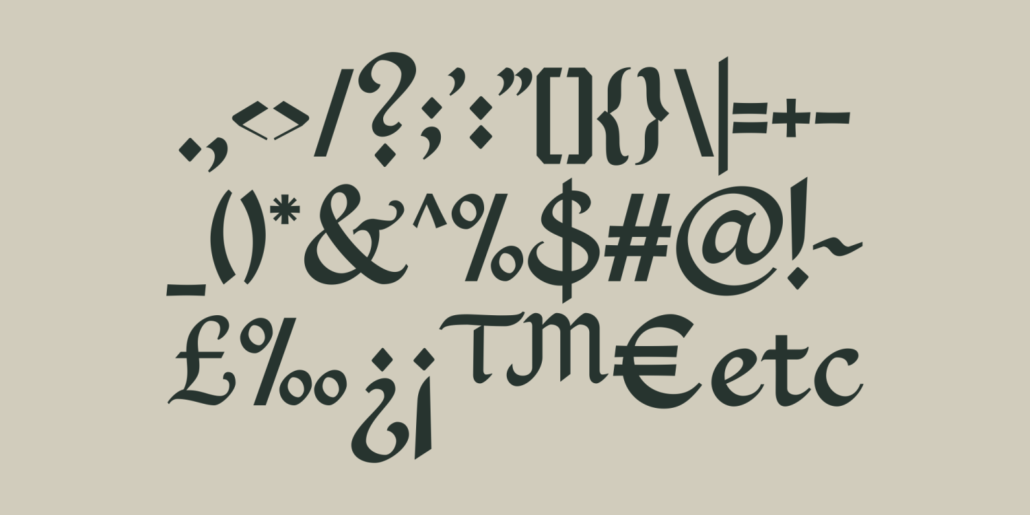 Baylaf Alwahas Font Poster #9