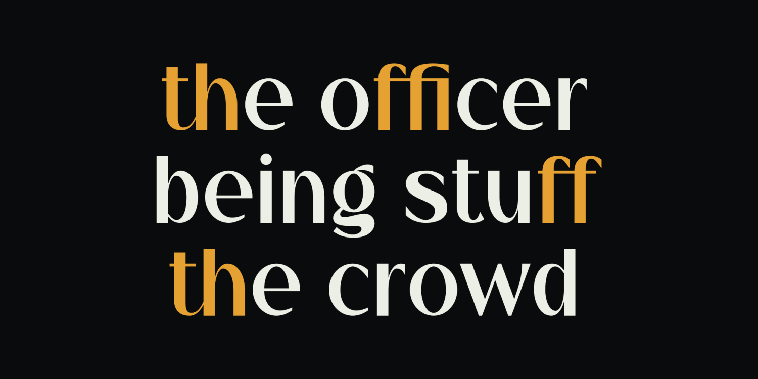 Negen Font Poster #5