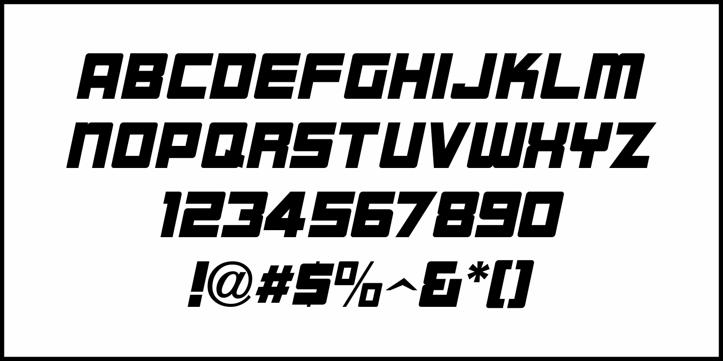Criminal Activity Font Poster #1