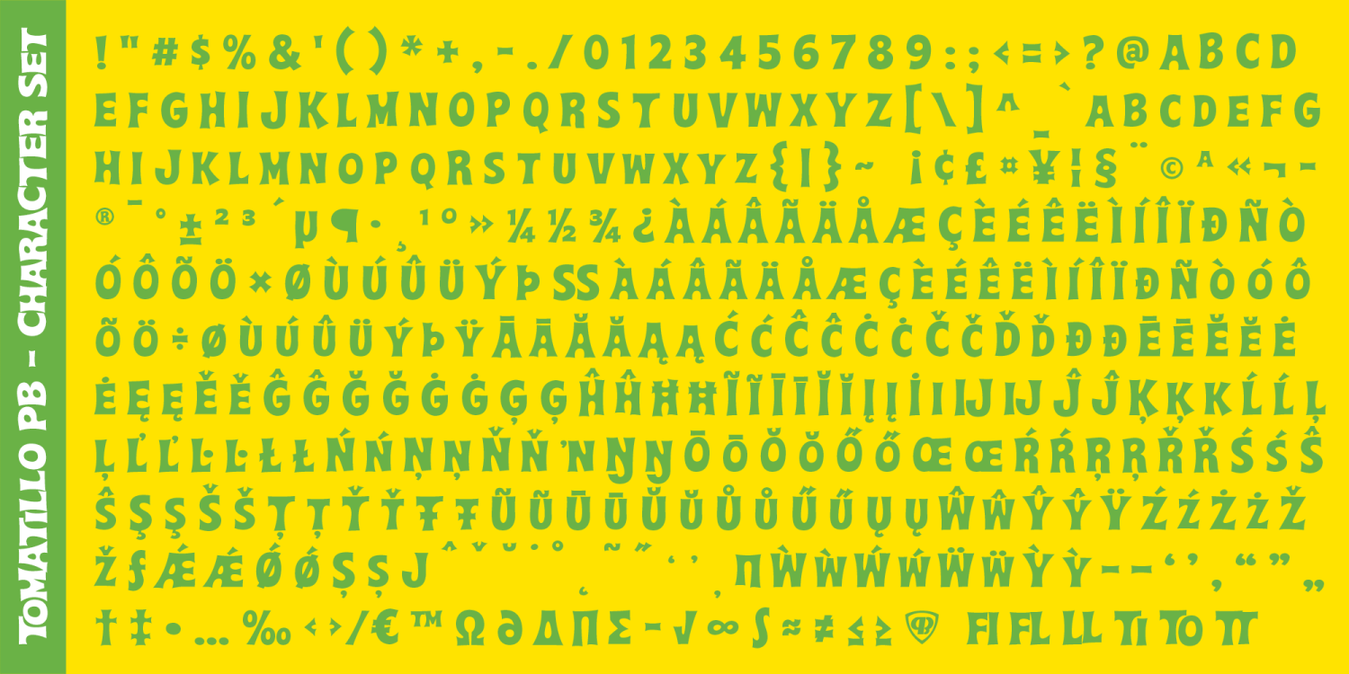 Tomatillo PB Font Family - Poster #5