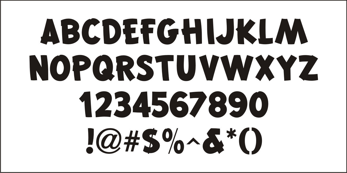 Quick Poster Font Poster #3